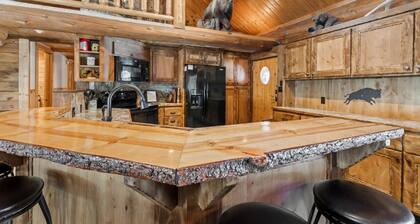 Log Home on 8 Acres by Stillwater River
