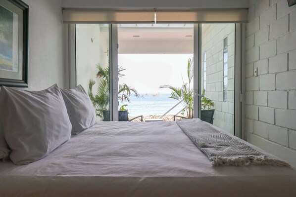 1 soverom og sengetøy