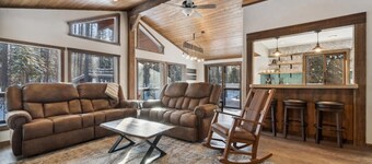 Beautiful Montana Log Home with Stunning Forested Views!