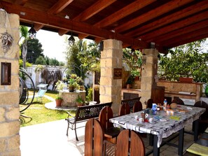 Villa, 2 Bedrooms, Smoking | Outdoor dining - Hikari Villa With Equipped Garden and Parking Space in the San Foca Area (Melendugno)