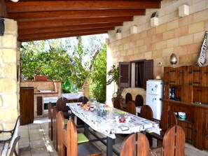 Villa, 2 Bedrooms, Smoking | Outdoor dining - Hikari Villa With Equipped Garden and Parking Space in the San Foca Area (Melendugno)