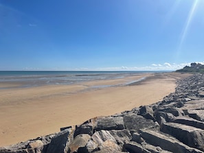Vlak bij het strand