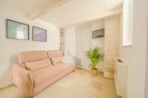 Traditional-Apartment, 1 Doppelbett und Schlafsofa, Erdgeschoss | Wohnzimmer