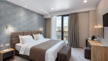 Quarto casal superior, sacada | Roupas de cama antialérgicas