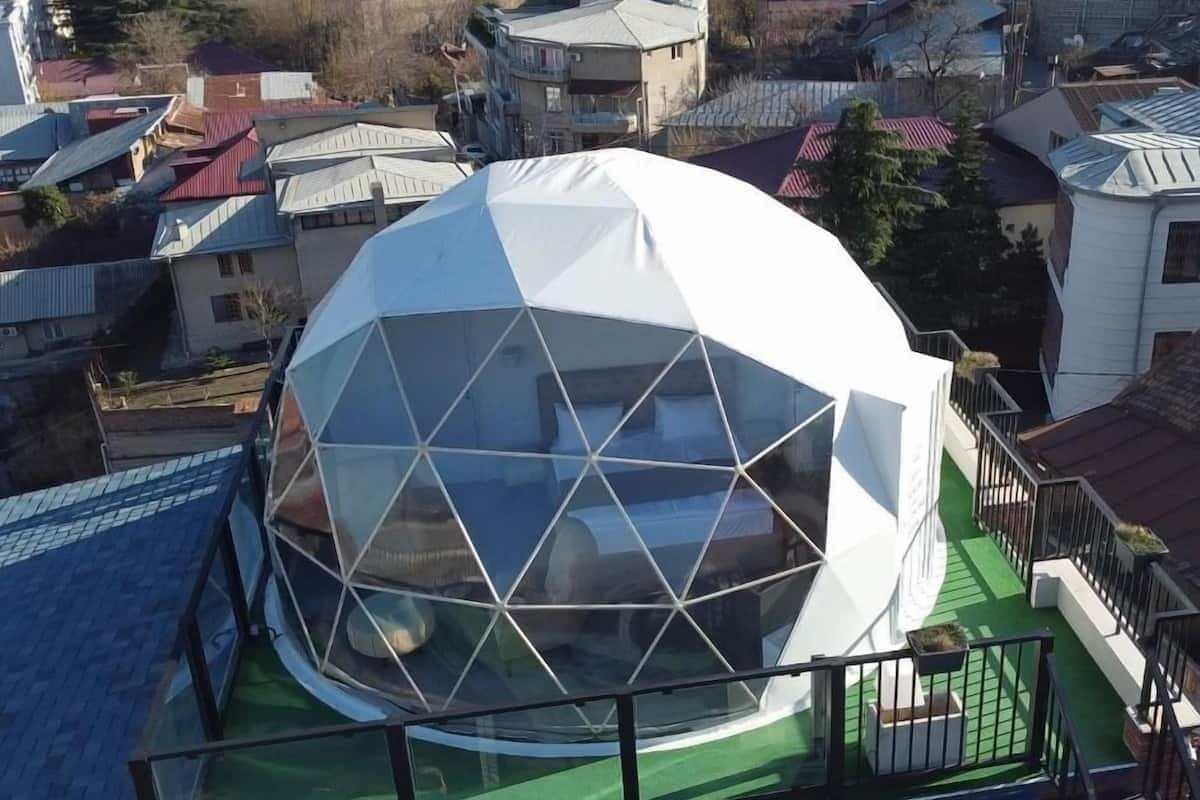 Panoramic Tent | 1 bedroom, hypo-allergenic bedding, memory foam beds, minibar