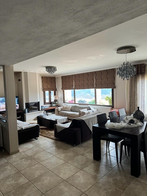 Villa | Living area - Villa Theodora Skiathos (Skiathos)