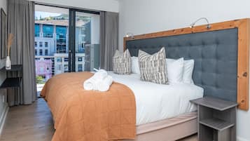 Superior Apartment, 2 Bedrooms, City View | In-room safe, desk, iron/ironing board, free WiFi