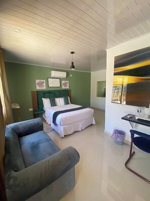 Deluxe Double Room, Patio, Garden View | Individually decorated, individually furnished, desk, laptop workspace - Dikukama Hotel (Tshabong)