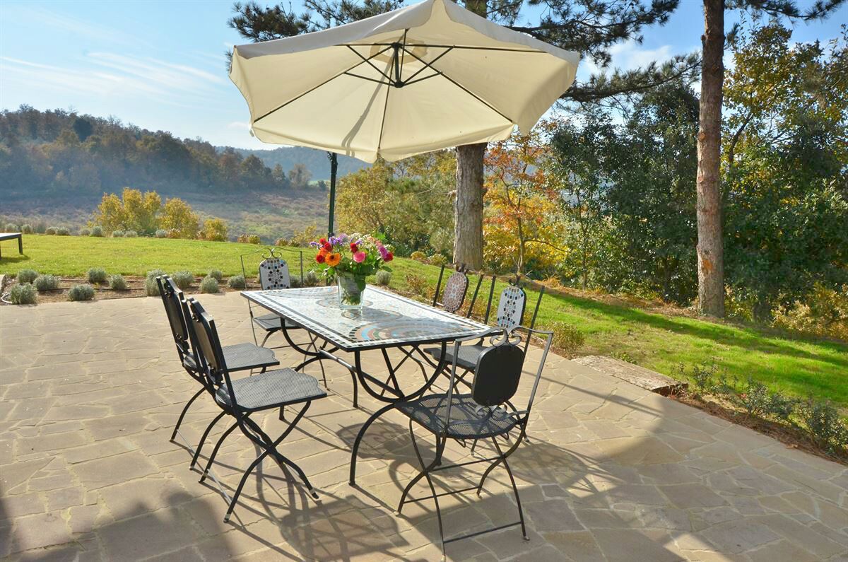 Deluxe villa | Uitzicht vanaf balkon