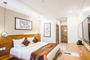 1 chambre, literie hypoallergénique, couette en duvet d'oie