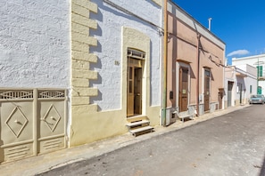 Overnatningsstedets indgangsparti