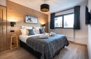 2 room premium cabin 4-6 people | Soundproofing, free WiFi, bed sheets - Résidence Terrésens Le Snoroc (Aime-la-Plagne)