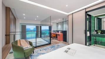1 Schlafzimmer, Daunenbettdecken, Zimmersafe, Schreibtisch