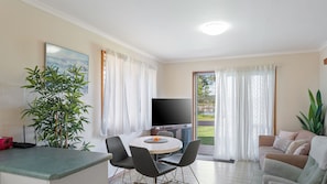Interior - Retro 1BR riverfront apartment with backyard, BBQ, and easy access to water activities (Evans Head)
