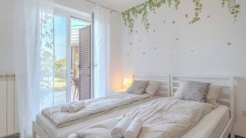 1 soverom, strykejern/-brett, wi-fi (inkludert) og sengetøy