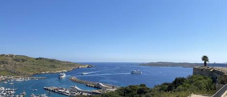 Uitzicht vanuit accommodatie