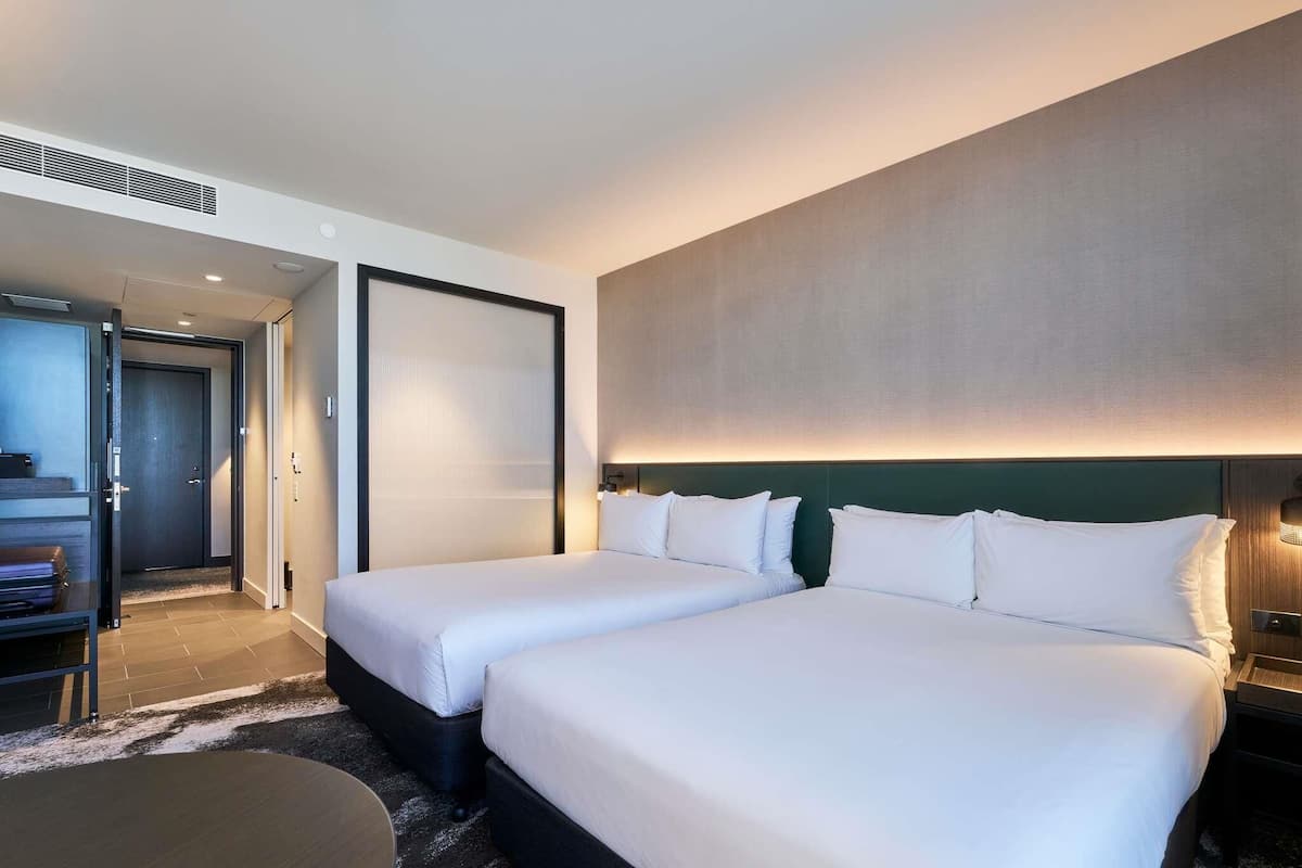 Deluxe Room, 2 Double Beds | Minibar, in-room safe, desk, laptop workspace