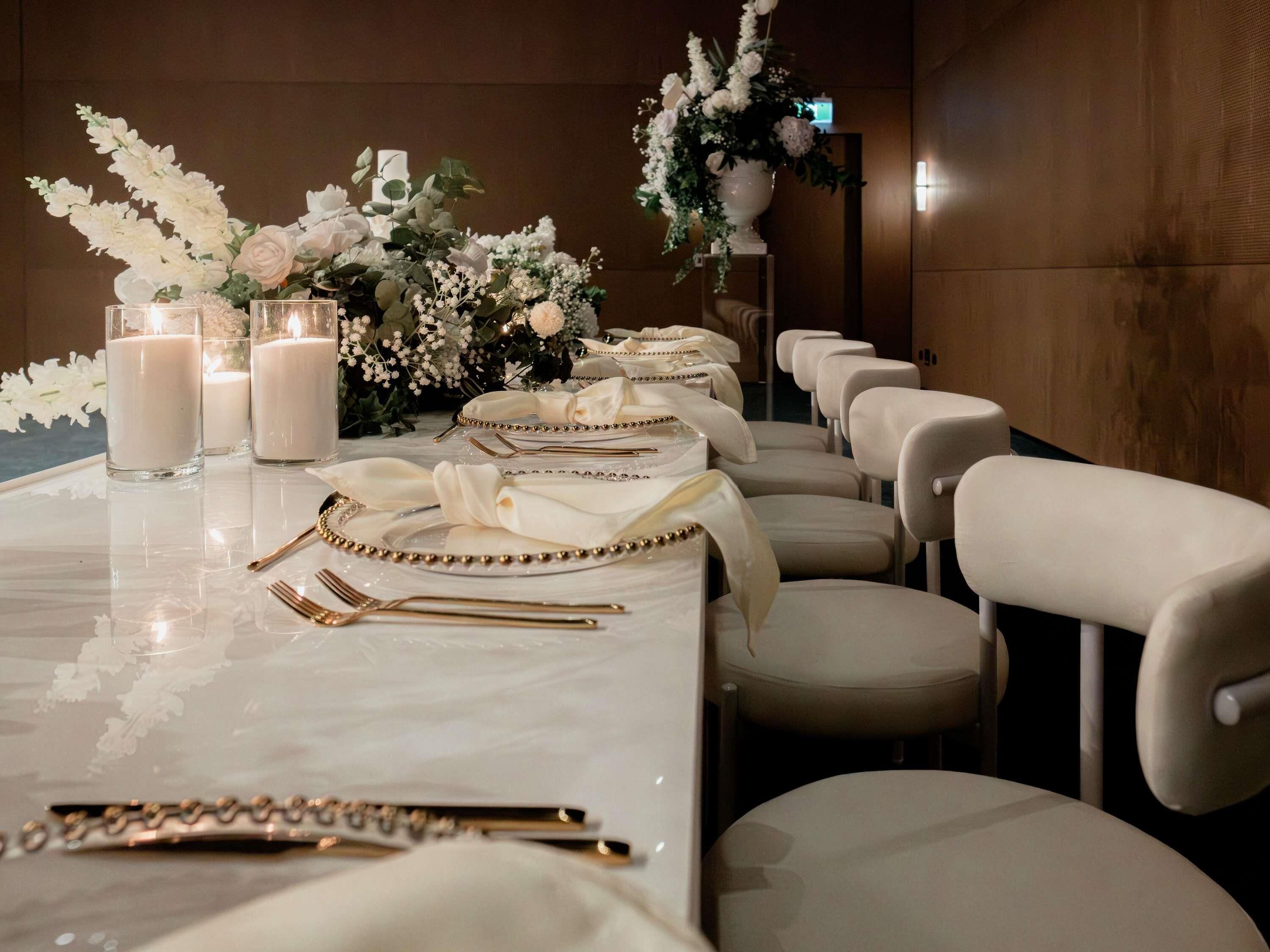 Indoor wedding