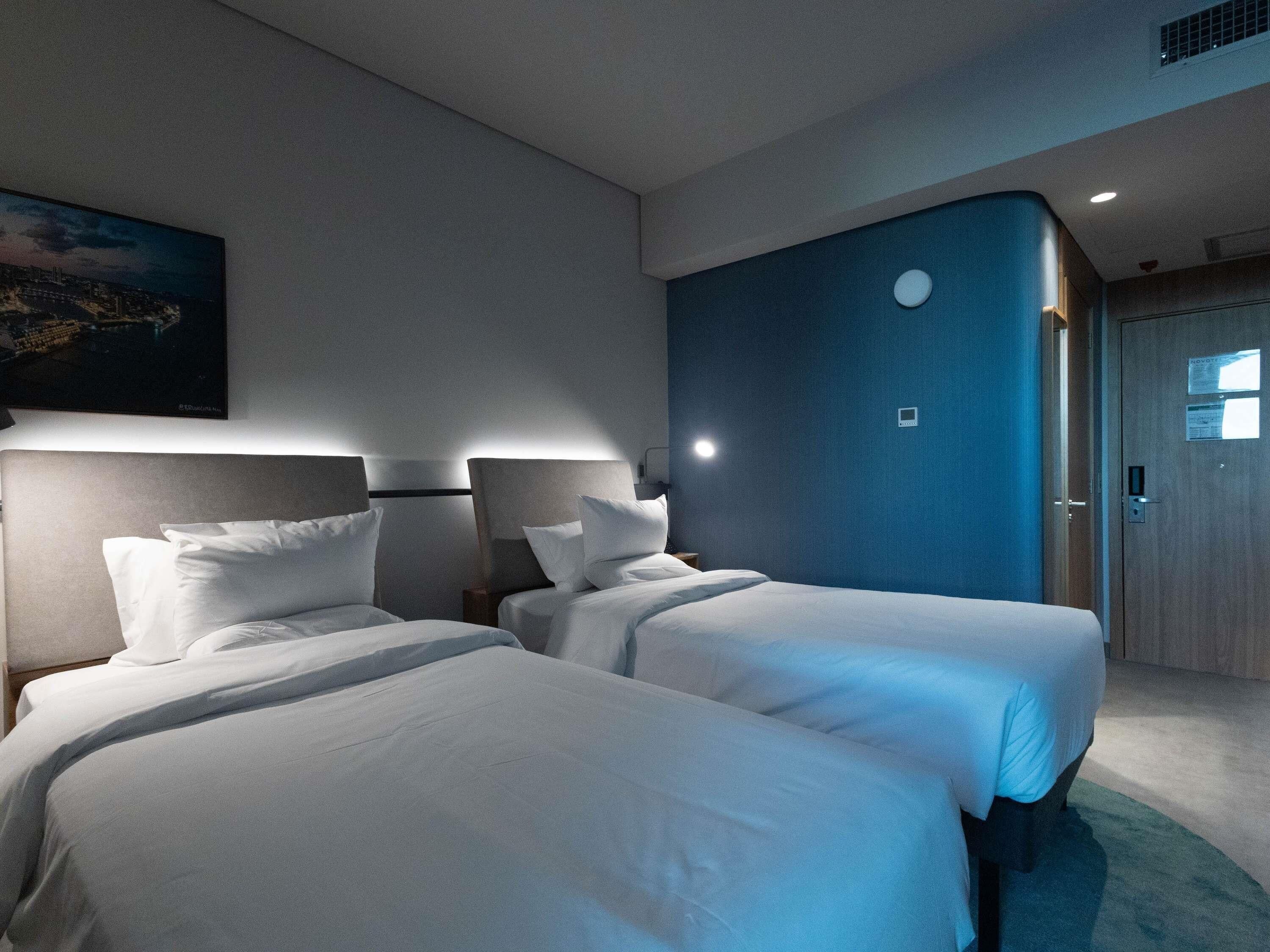 高級公寓, 2 張單人床 | 客房內保險箱、書桌、遮光布/窗簾、隔音