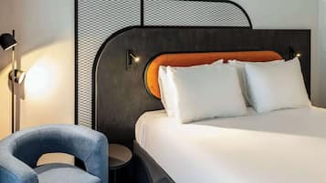 Hypo-allergenic bedding, in-room safe, individually decorated