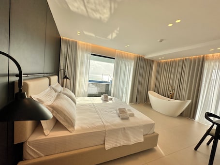 Sábanas de algodón egipcio y ropa de cama de alta calidad . DREAM HOTEL SARANDA