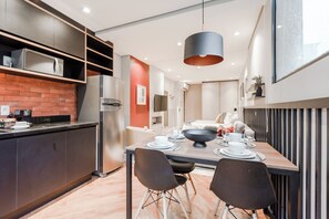 Basic Apartment | Dining room - Tabas by Blueground VN Gomes de Carvalho (São Paulo)