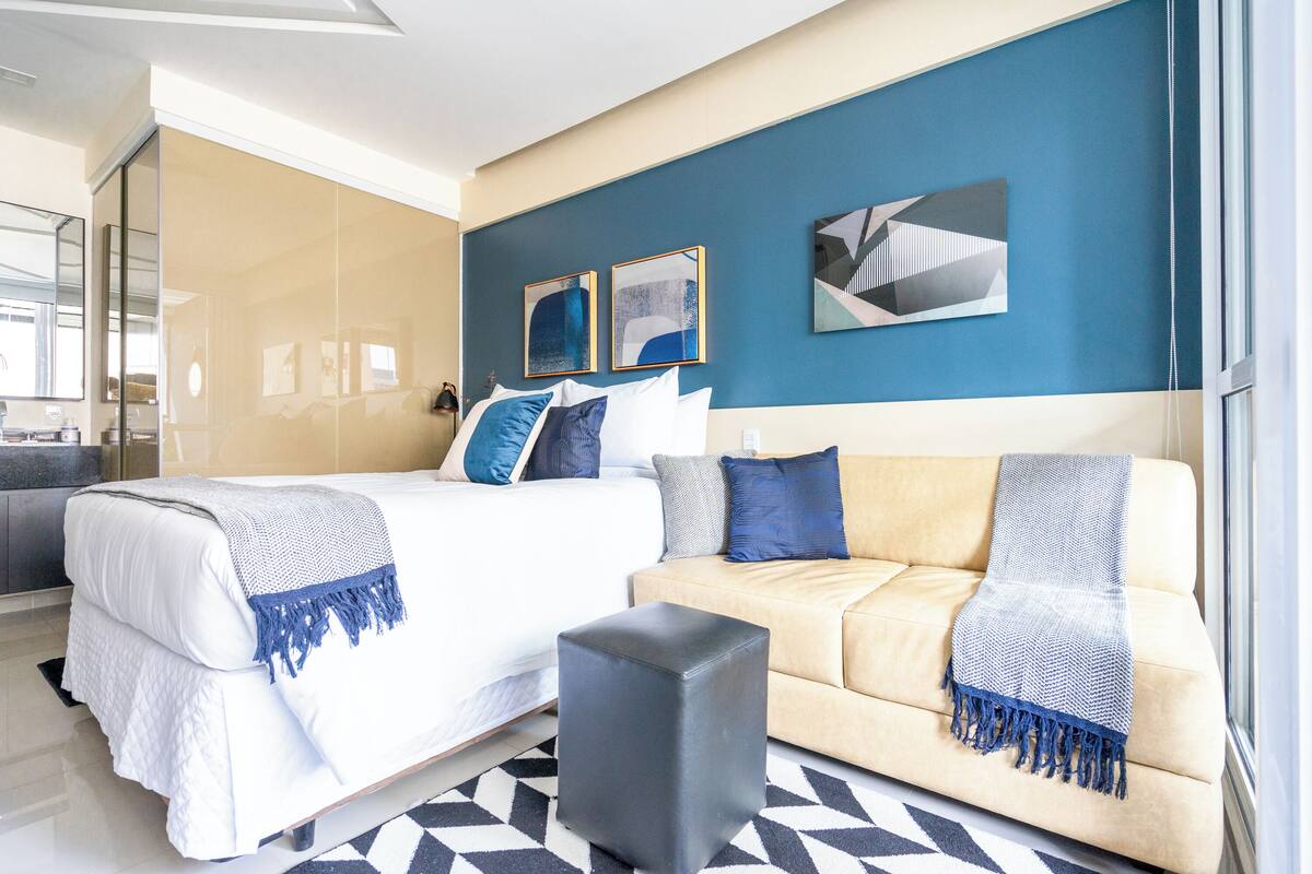 Estudio exclusivo | 1 habitación, ropa de cama de alta calidad y decoración personalizada