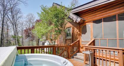 Peaceful Luray Cabin w/ Hot Tub, Deck & Fire Pit!