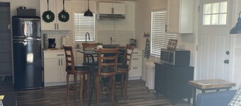 Fully renovated cabin with new furnishings and appliances.