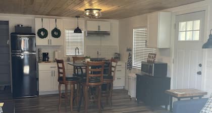 Fully renovated cabin with new furnishings and appliances.