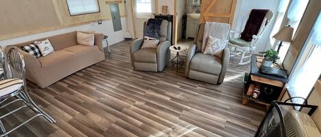 Smart TV, video games, DVD player, books