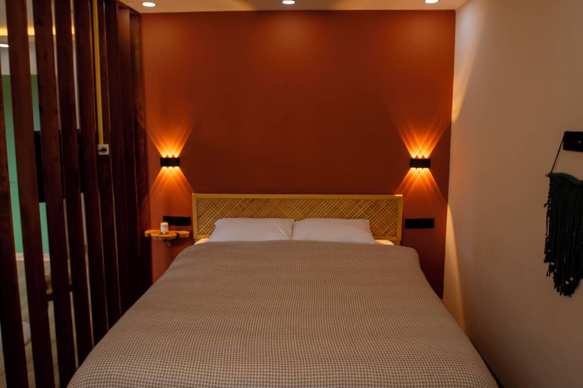 Basic Apartment, 1 King Bed, Valley View | Premium bedding, minibar, desk, bed sheets