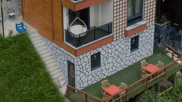 Voorkant van accommodatie