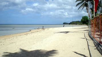 Vlak bij het strand