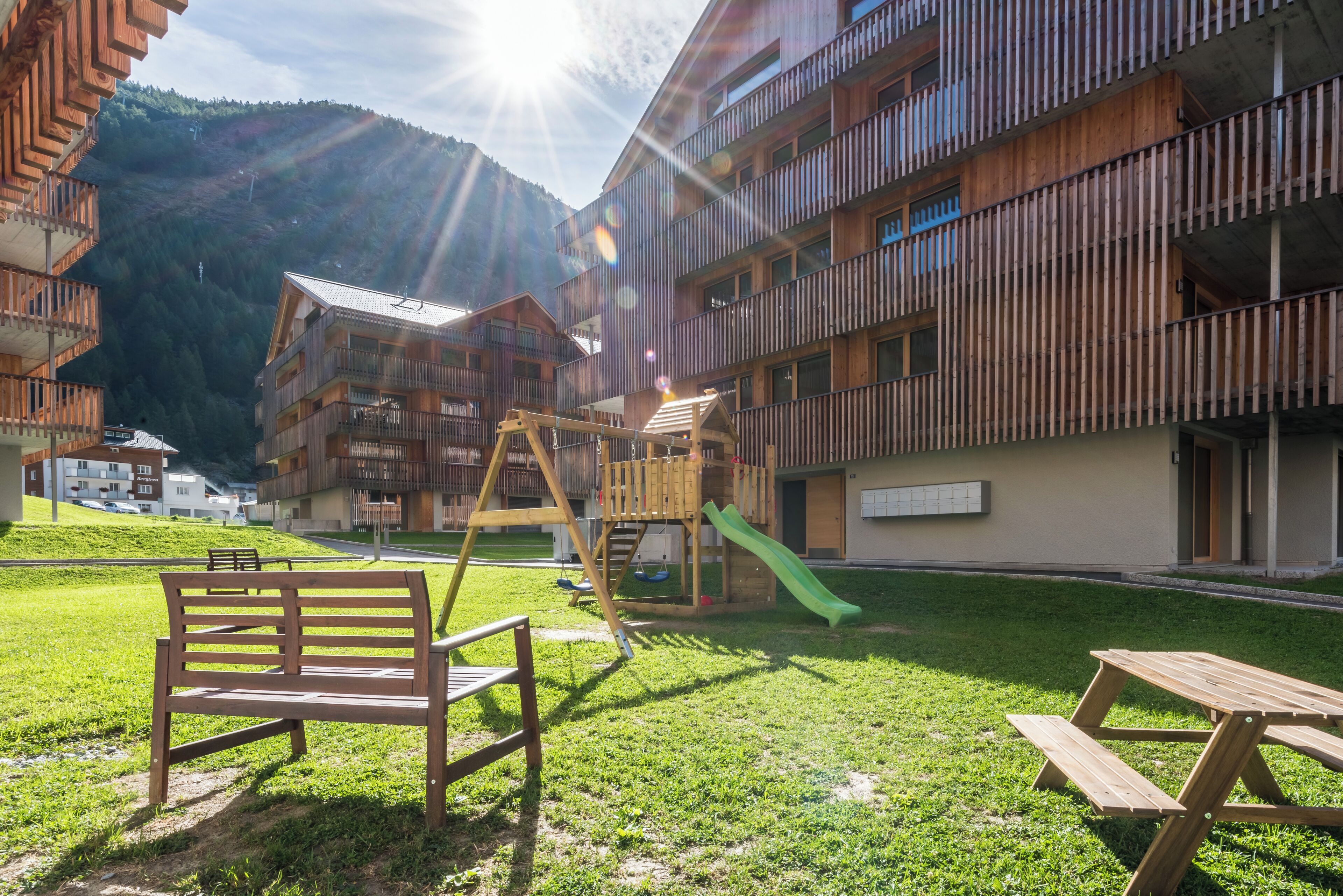 Área de juegos infantiles al aire libre