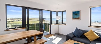 Modern balcony property, Sea views over Newgale