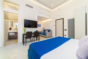 Executive Suite, Non Smoking, City View | Frette Italian sheets, premium bedding, down duvets, memory-foam beds - Cloister Suites Amalfi (Amalfi)