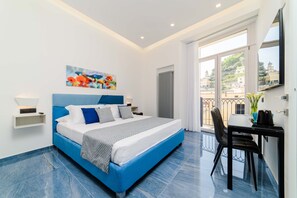 Exclusive Suite, Non Smoking, City View | Frette Italian sheets, premium bedding, down duvets, memory-foam beds - Cloister Suites Amalfi (Amalfi)