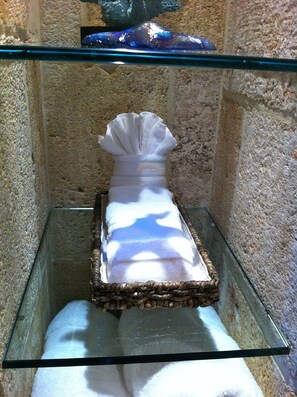 วิลล่า, 1 ห้องนอน, ระเบียง, วิวภูเขา | ห้องน้ำ