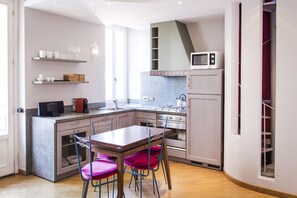 Apartment, 1 Bedroom | Living area | 40-inch flat-screen TV with digital channels - San Fermo Apartment (Milan)