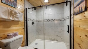 Shower, towels