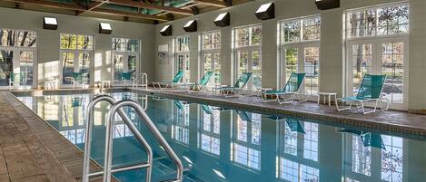 Indoor pool, outdoor pool