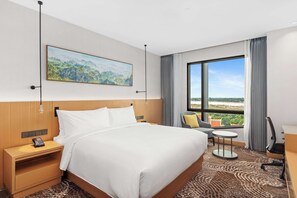 Dundyner, minibar, safe på rommet og skrivebord