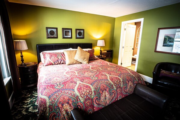 1 غرفة نوم وواي فاي وملاءات أسرّة