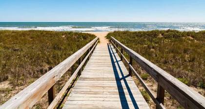 Serene Beach Oasis with Hot Tub & Only 5 Minute Wa