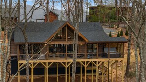 Exterior - NEW On Cloud Wine, Lux /Modern AMAZING Mtn.Views /Hot Tub/ Fire Pit/Private Deck (Blue Ridge)