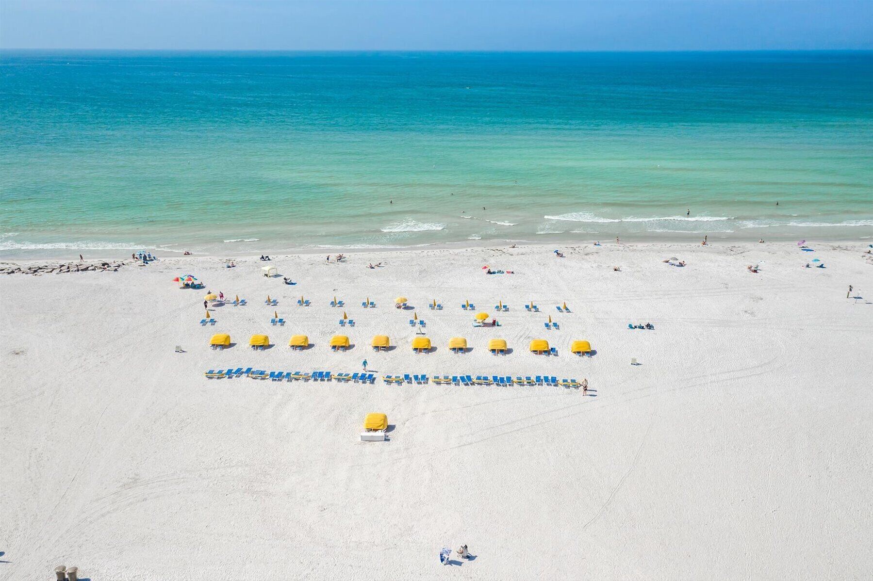 Sun loungers, beach towels