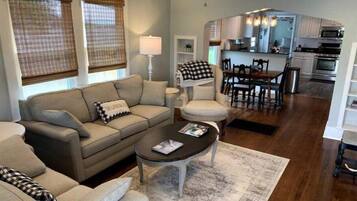 Smart TV, DVD player, books