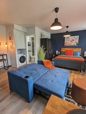 1 Schlafzimmer, Bügeleisen/Bügelbrett, kostenloses WLAN, Bettwäsche