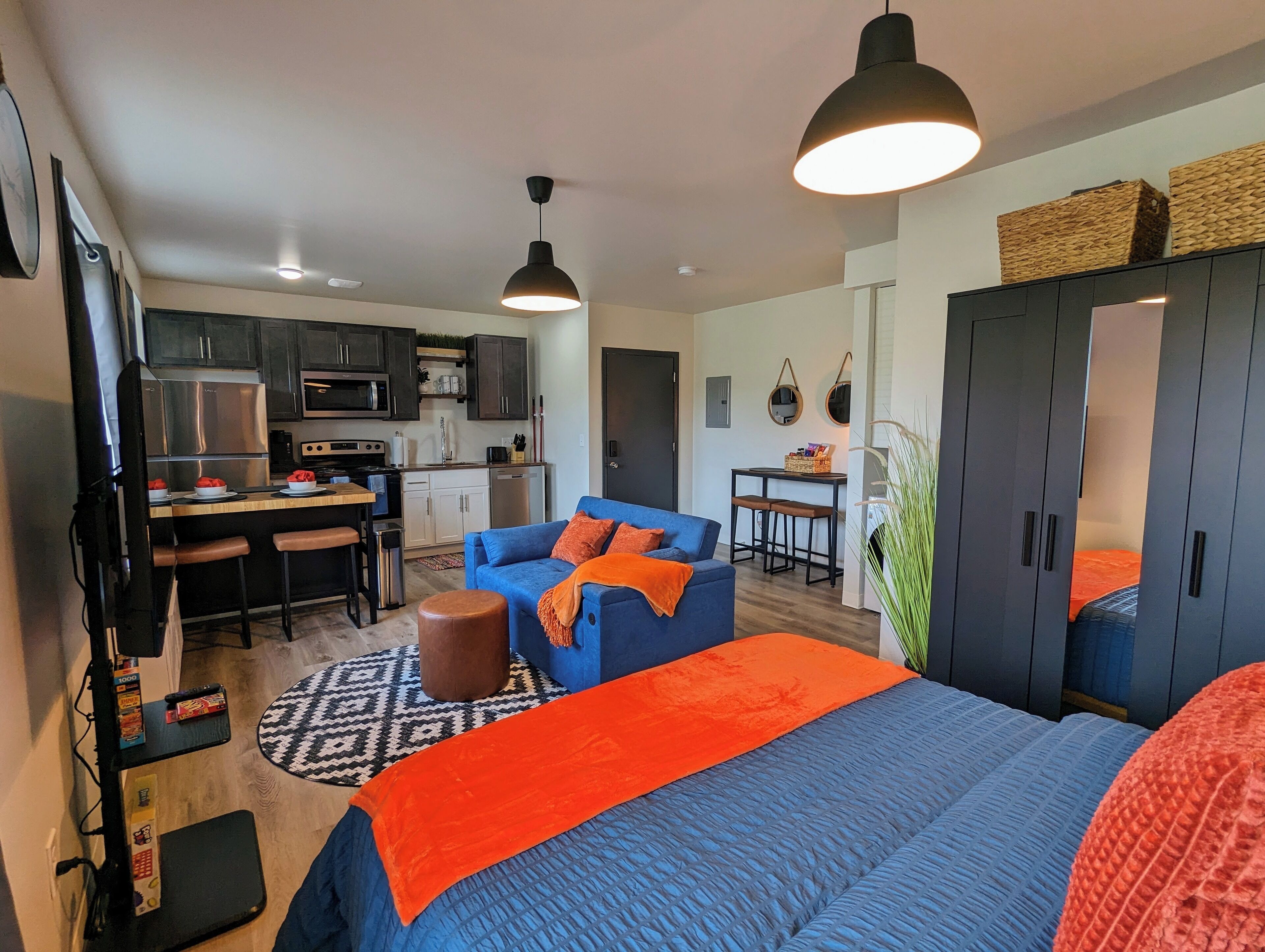 1 Schlafzimmer, Bügeleisen/Bügelbrett, kostenloses WLAN, Bettwäsche